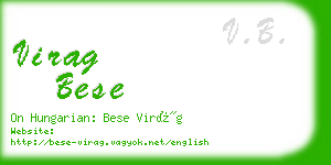 virag bese business card